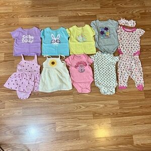 Colorful Baby Onesies and Outfits Set